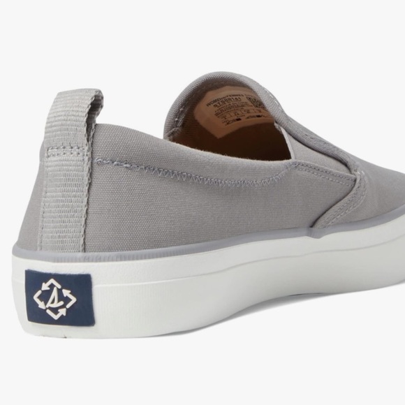 Sperry slip on canvas grey size 6 NWOT - Picture 3 of 9